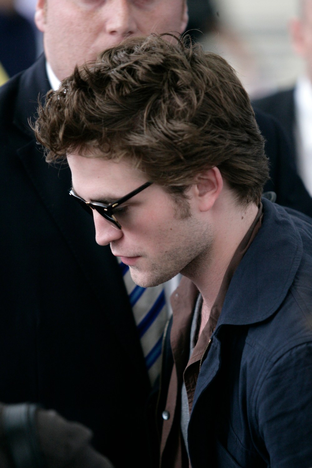 Robert Pattinson Arriving At Nice Airport For Cannes Film Festival
