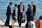 robert Pattinson,arrive in Boat at Premiere on the&nbsp;road