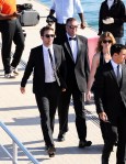 ROBERT PATTINSON steigt in Cannes aus einer&nbsp;Yacht