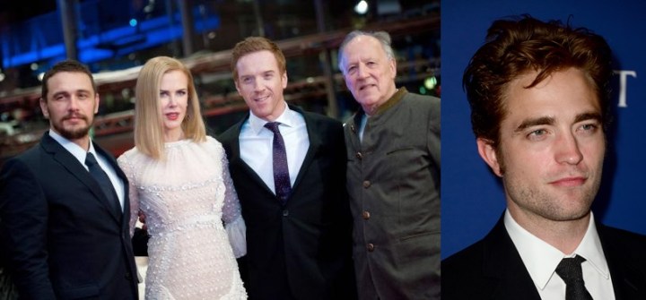 Actors Franco Kidman Lewis and director Herzog arrive for screening at 65th Berlinale International Film Festival in Berlin