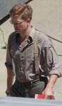 Robert Pattinson arrives for the final day of filming ‘Water for Elephants’